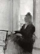 Woman at a Window, Edgar Degas